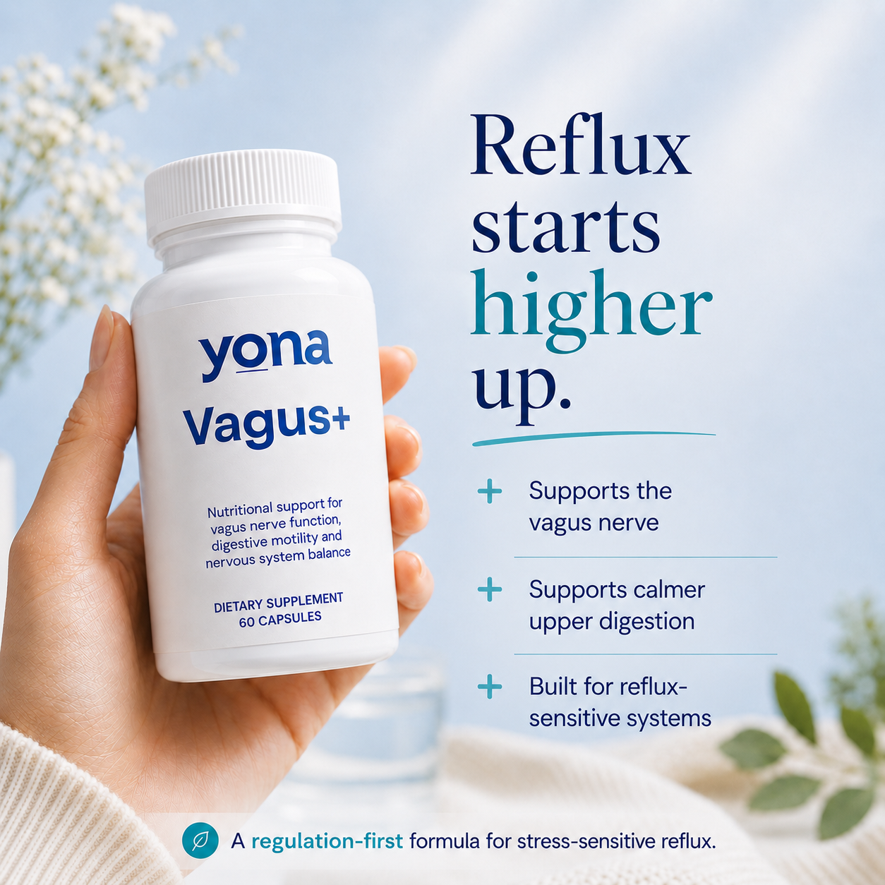Yona Vagus+ | Targets the Root Cause of Acid Reflux | Relief in 6-12 Weeks