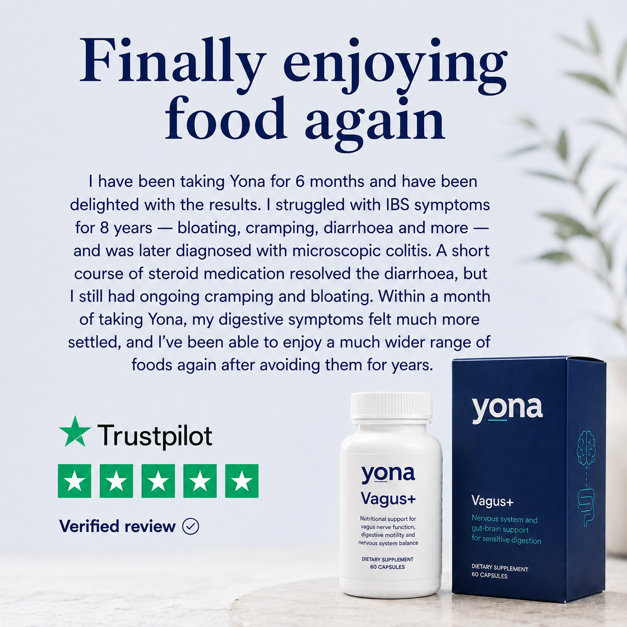 Yona Vagus+ Nervous System and Gut Support